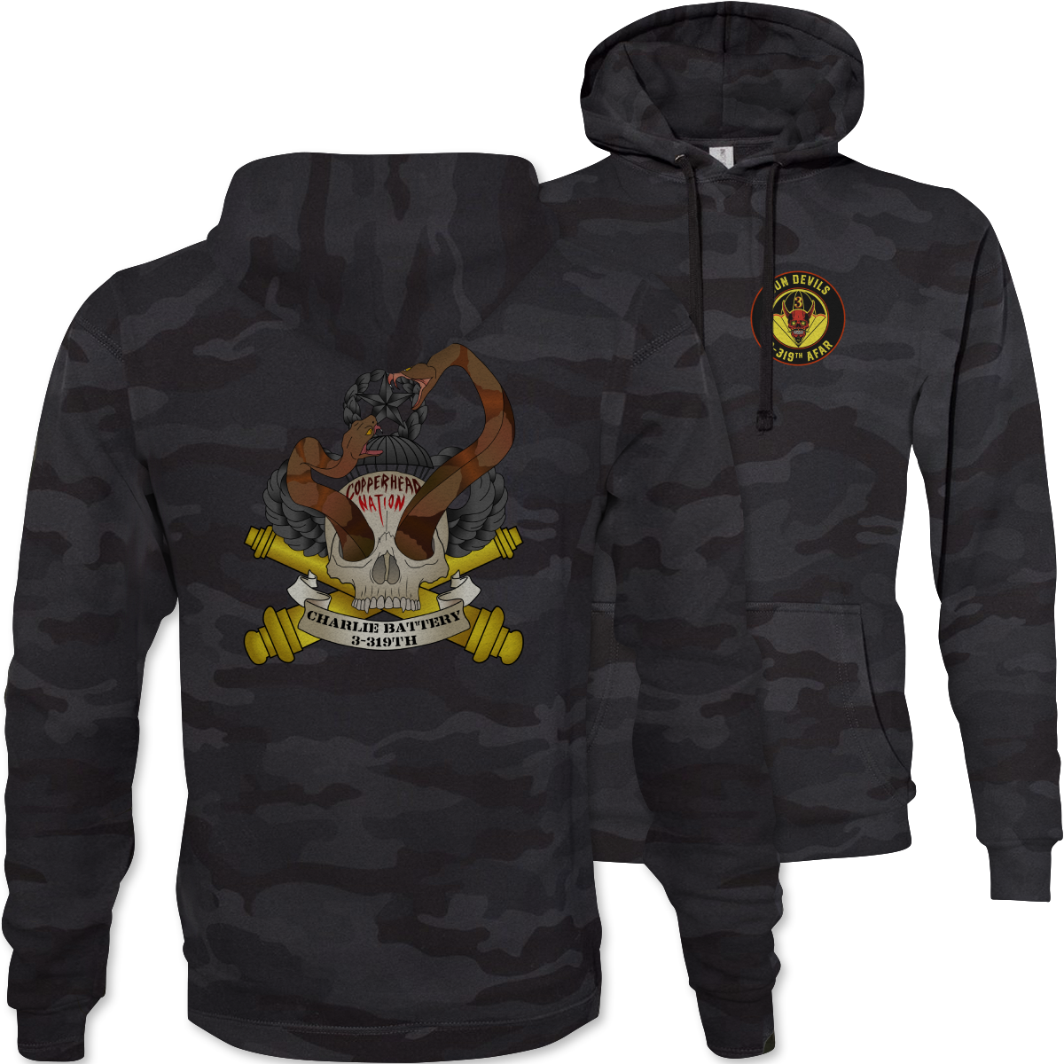Charlie Battery 3-319 AFAR Hoodie