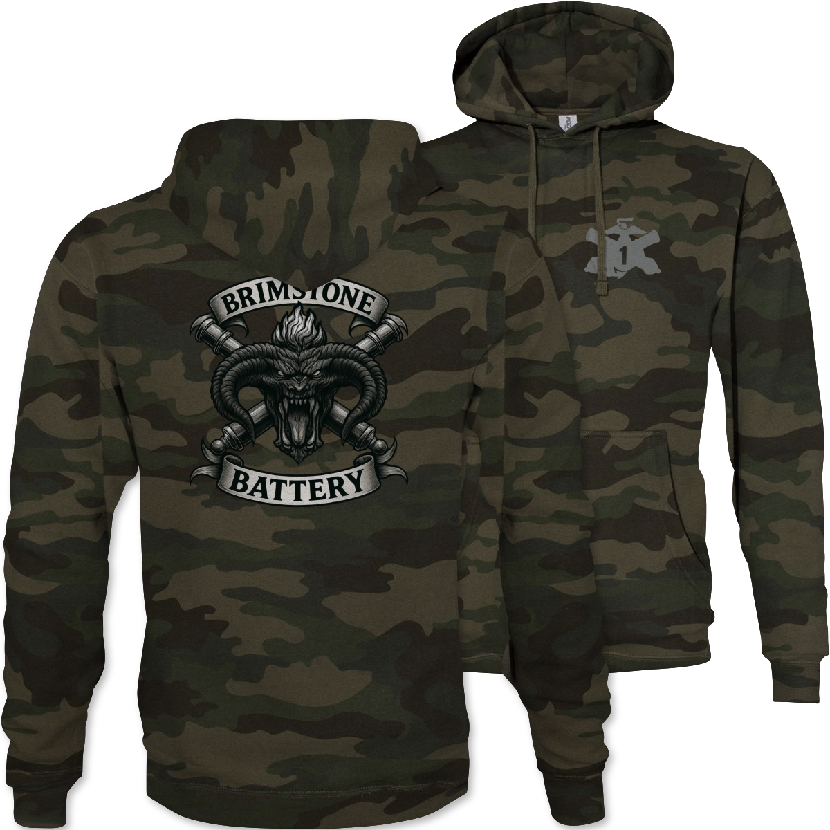 Brimstone Battery 1/10 Camouflage Hoodie