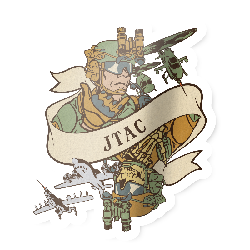 JTAC Death Card Sticker