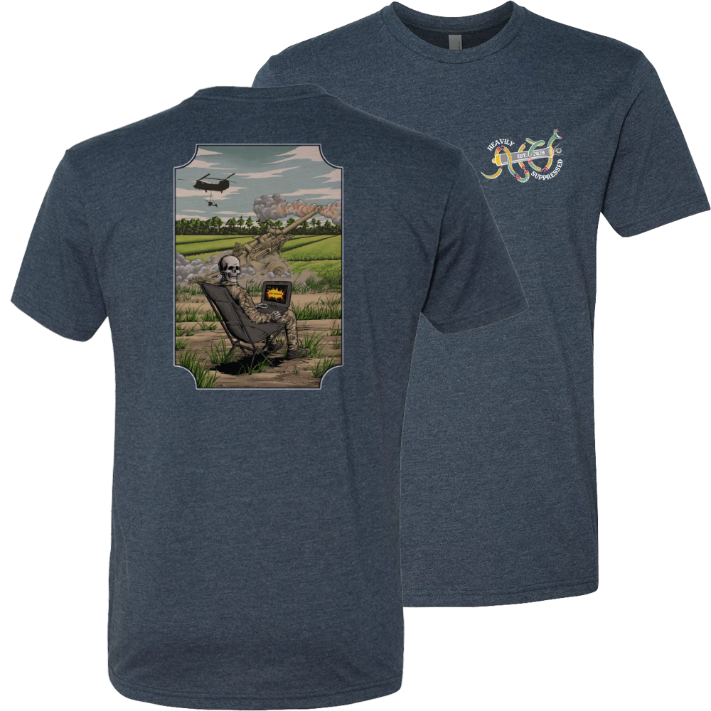 Airborne Artillery Lawn Chair Tee