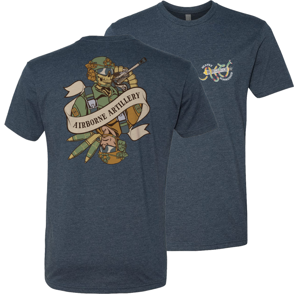 Airborne Artillery Death Card Tee
