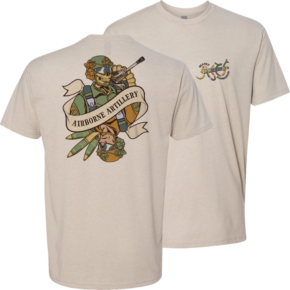 Airborne Artillery Death Card Tee