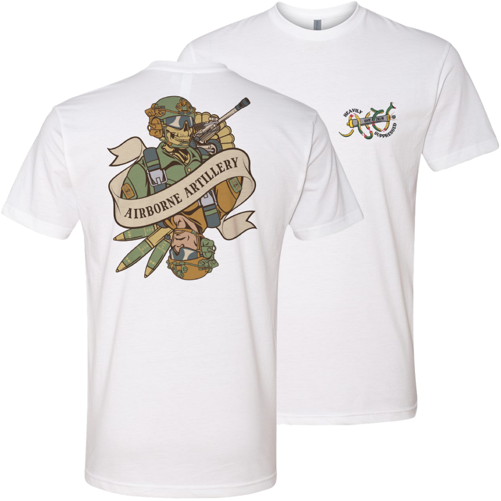 Airborne Artillery Death Card Tee