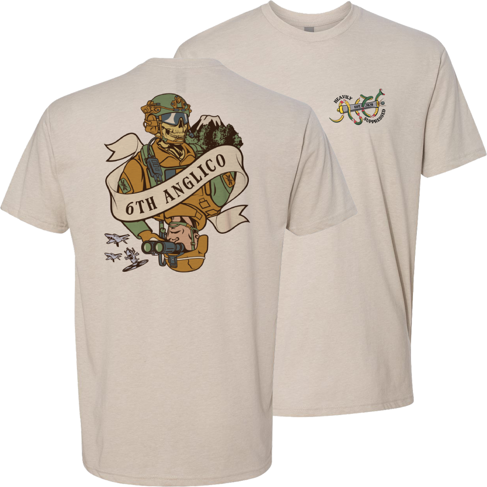 6th ANGLICO Death Card Tee