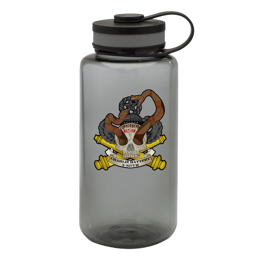 Charlie Battery Gun Devils 3-319 AFAR Water Bottle