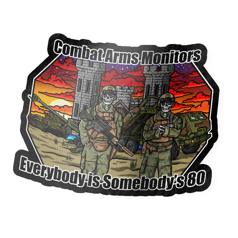Combined Arms Monitors Sticker