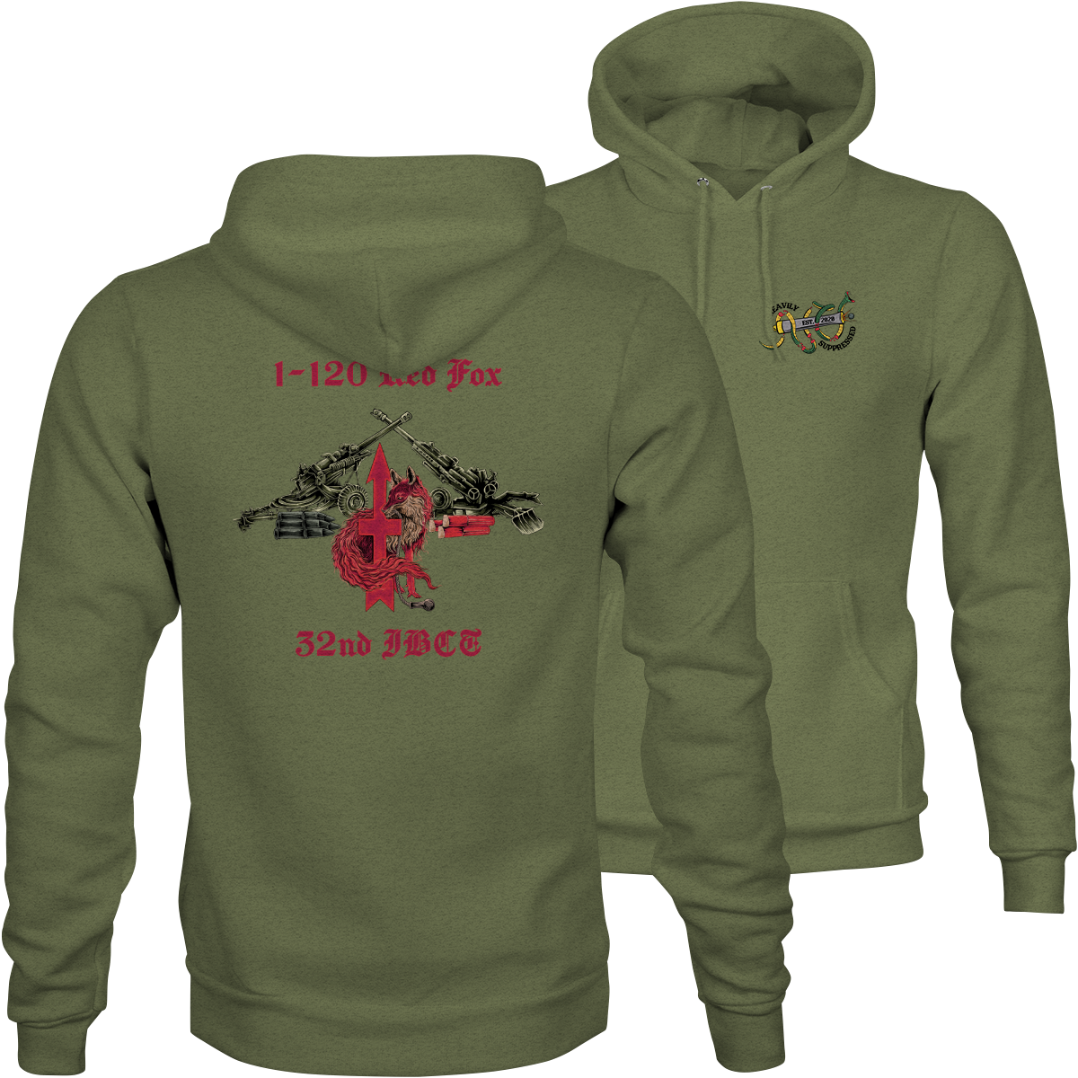 Red Fox Bn Hoodie