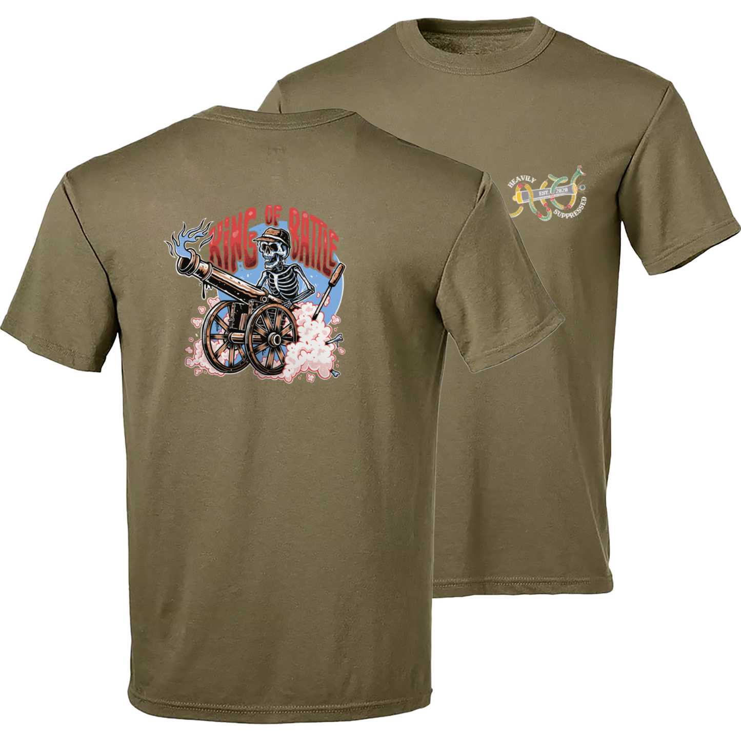Skeleton Of Battle Tee