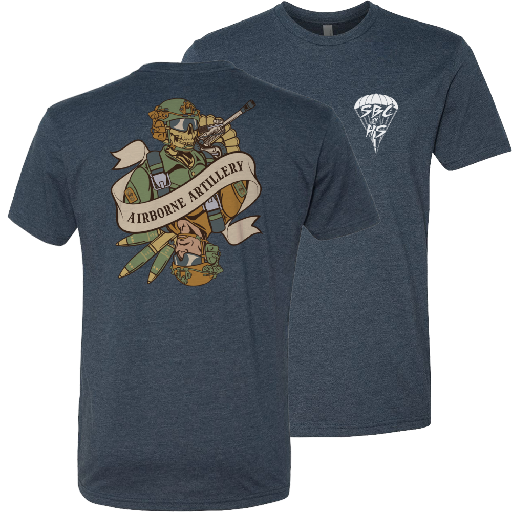 Airborne Artillery Death Card Tee