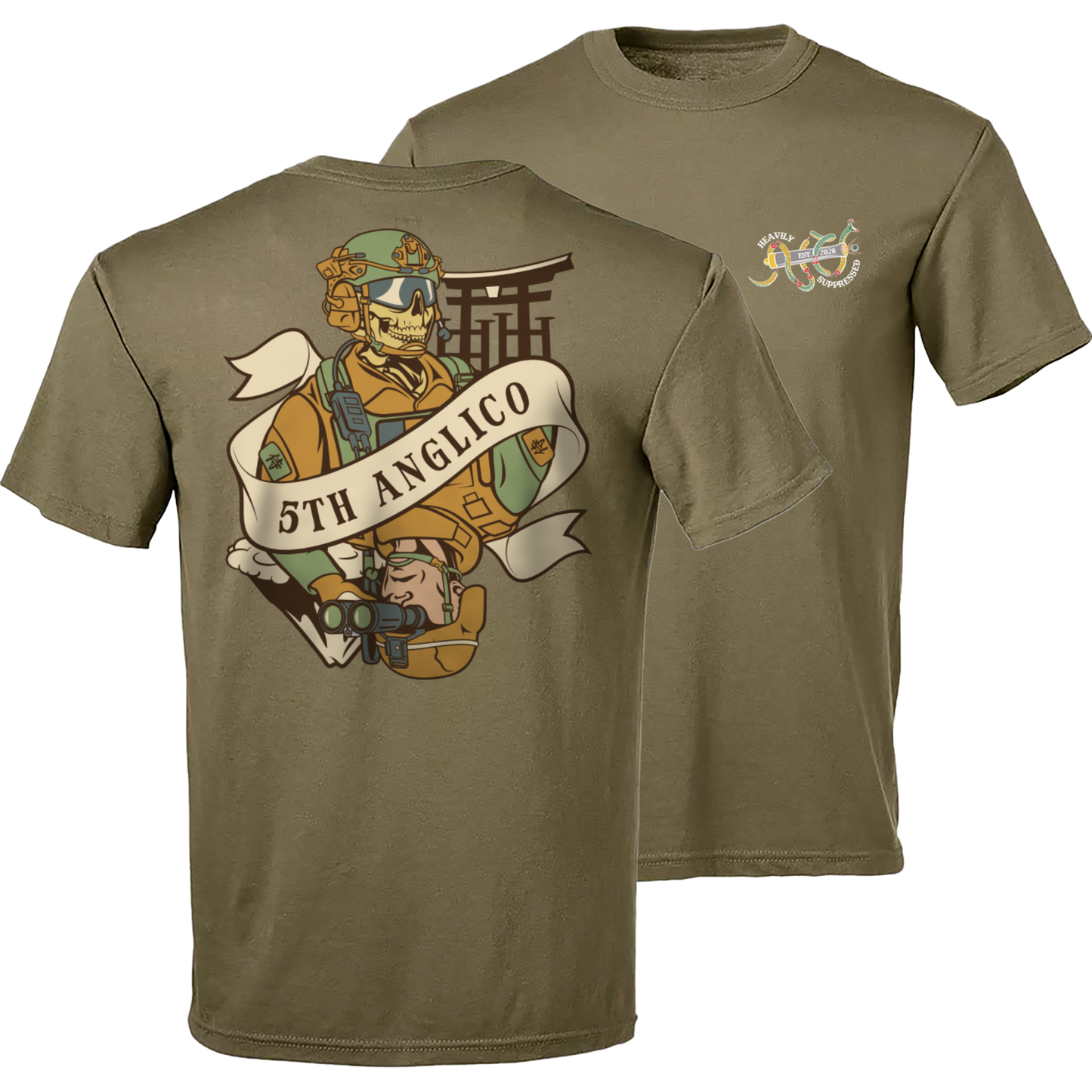 5th ANGLICO Death Card Tee