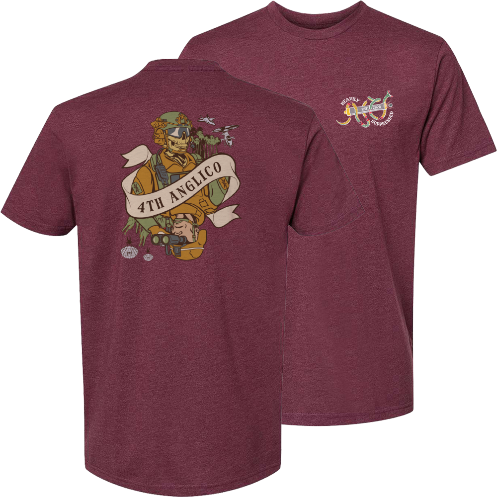 4th ANGLICO Death Card Tee