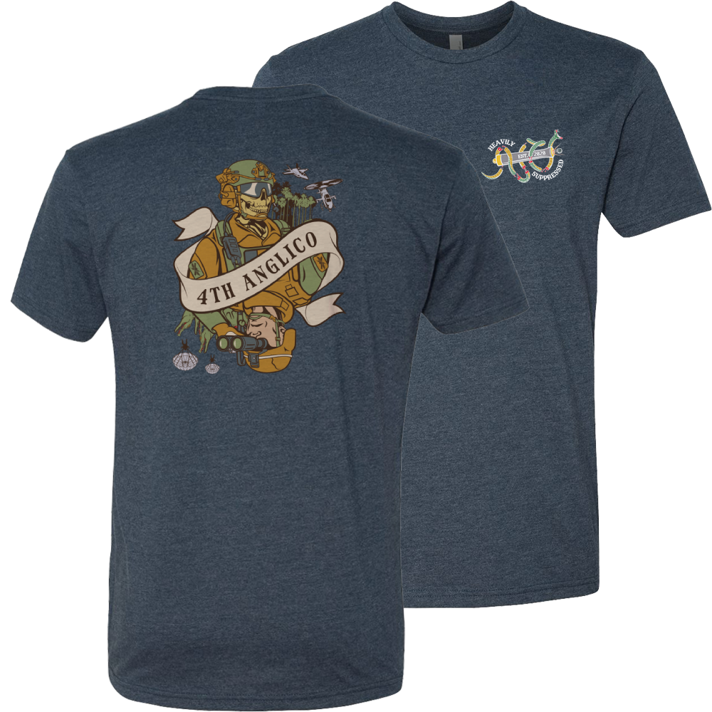 4th ANGLICO Death Card Tee