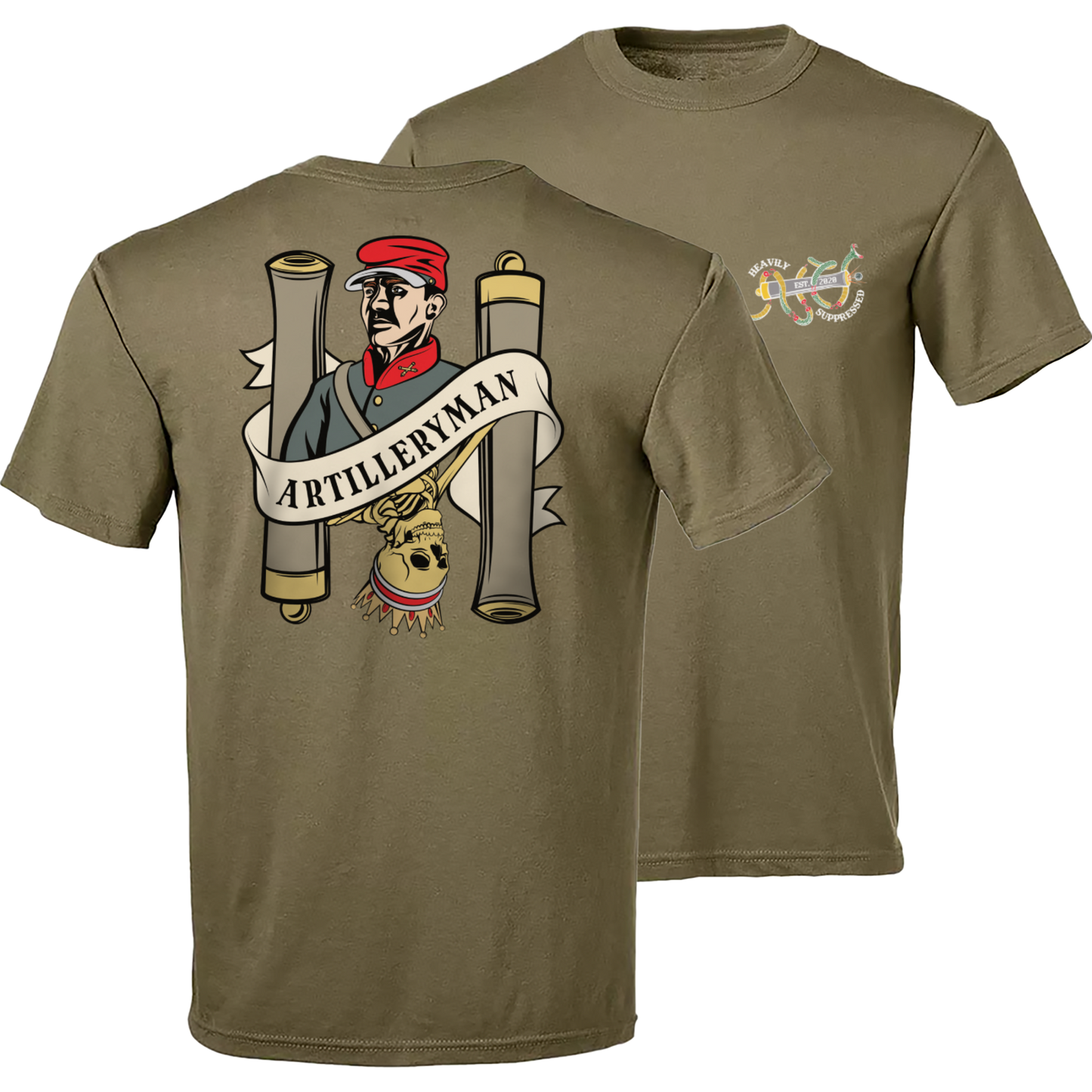 Artilleryman Death Card Tee