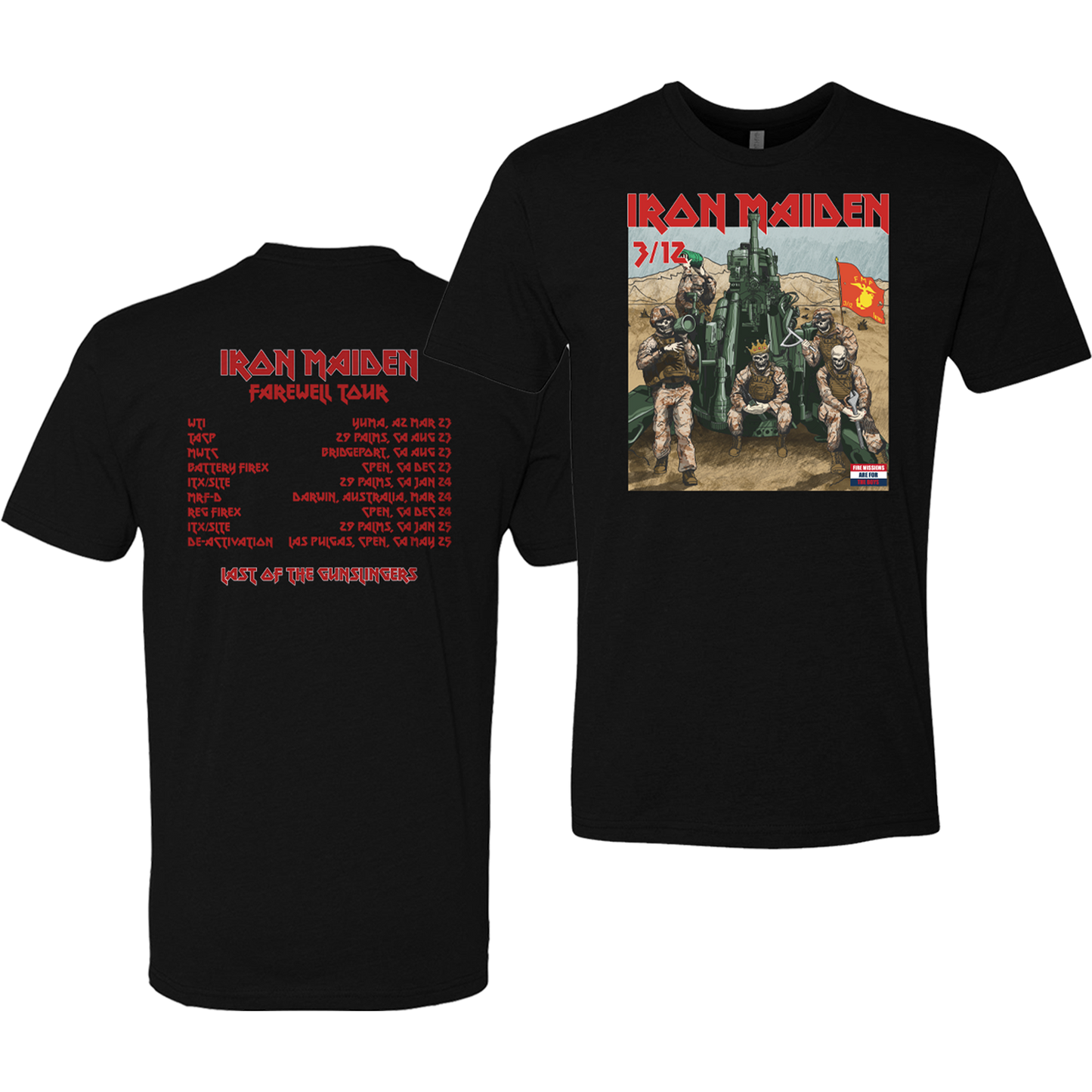 Iron Maiden 3/12 "Farewell Tour" Tee