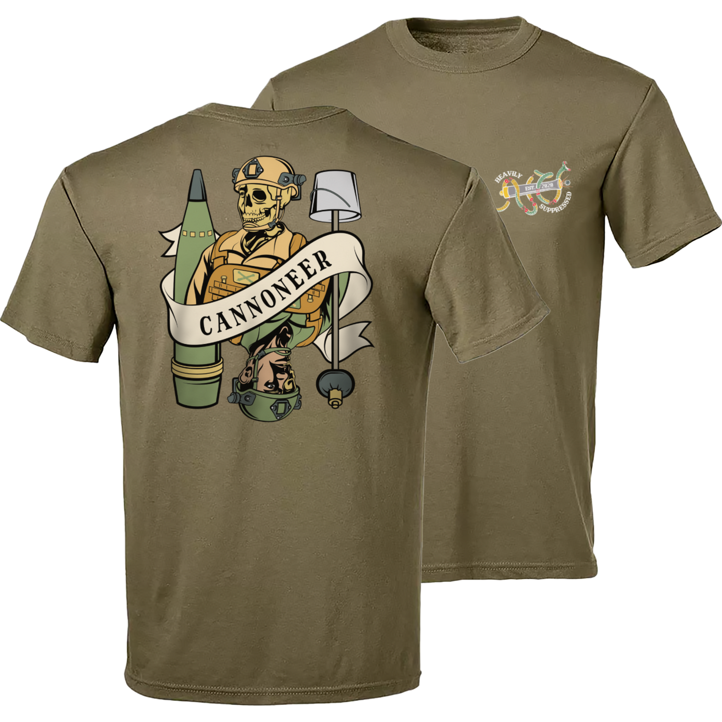 Cannoneer Death Card Tee
