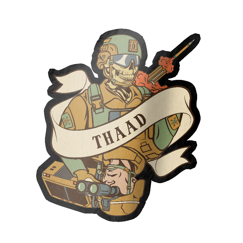 THAAD Death Card Sticker