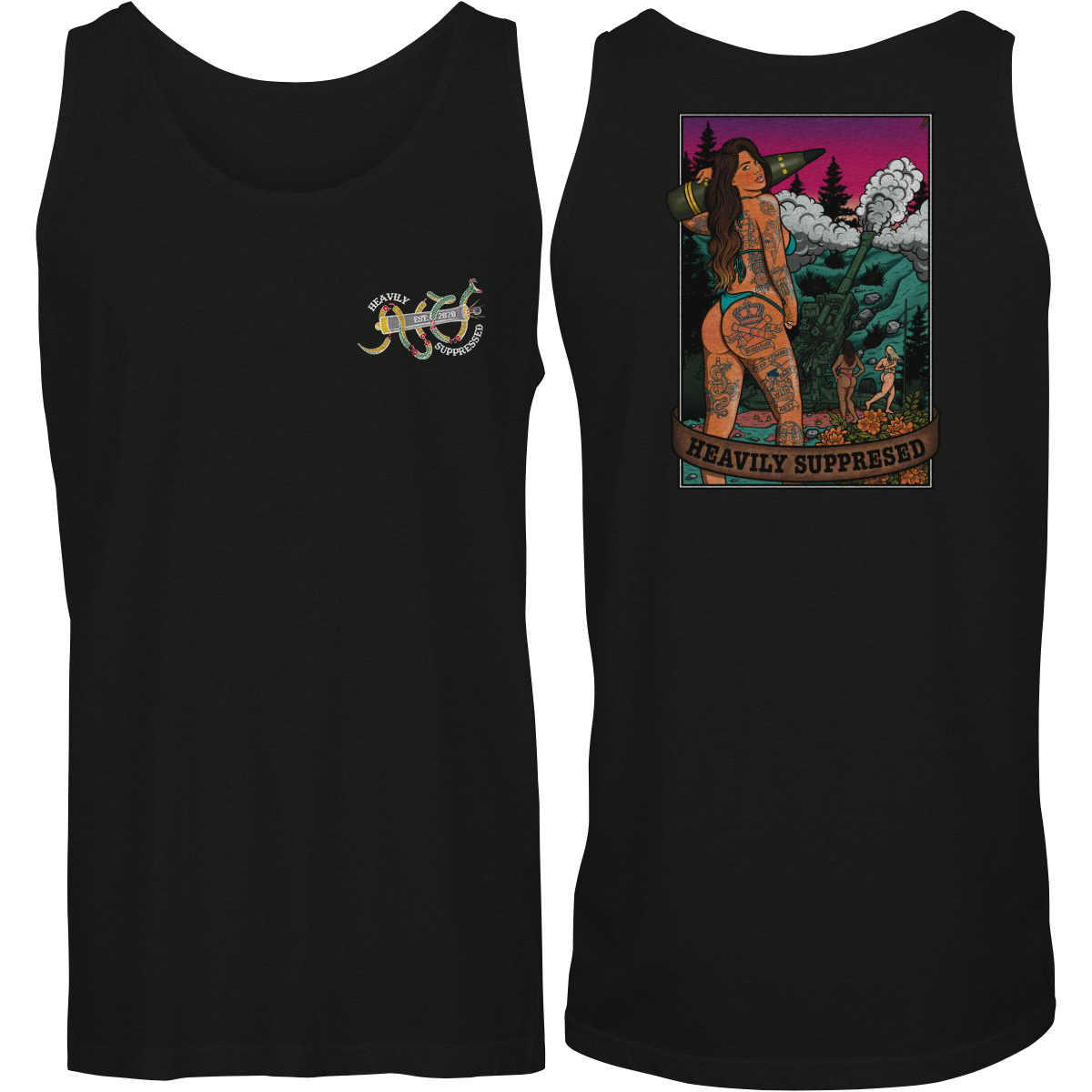 Battery Pin Up - Tank Top