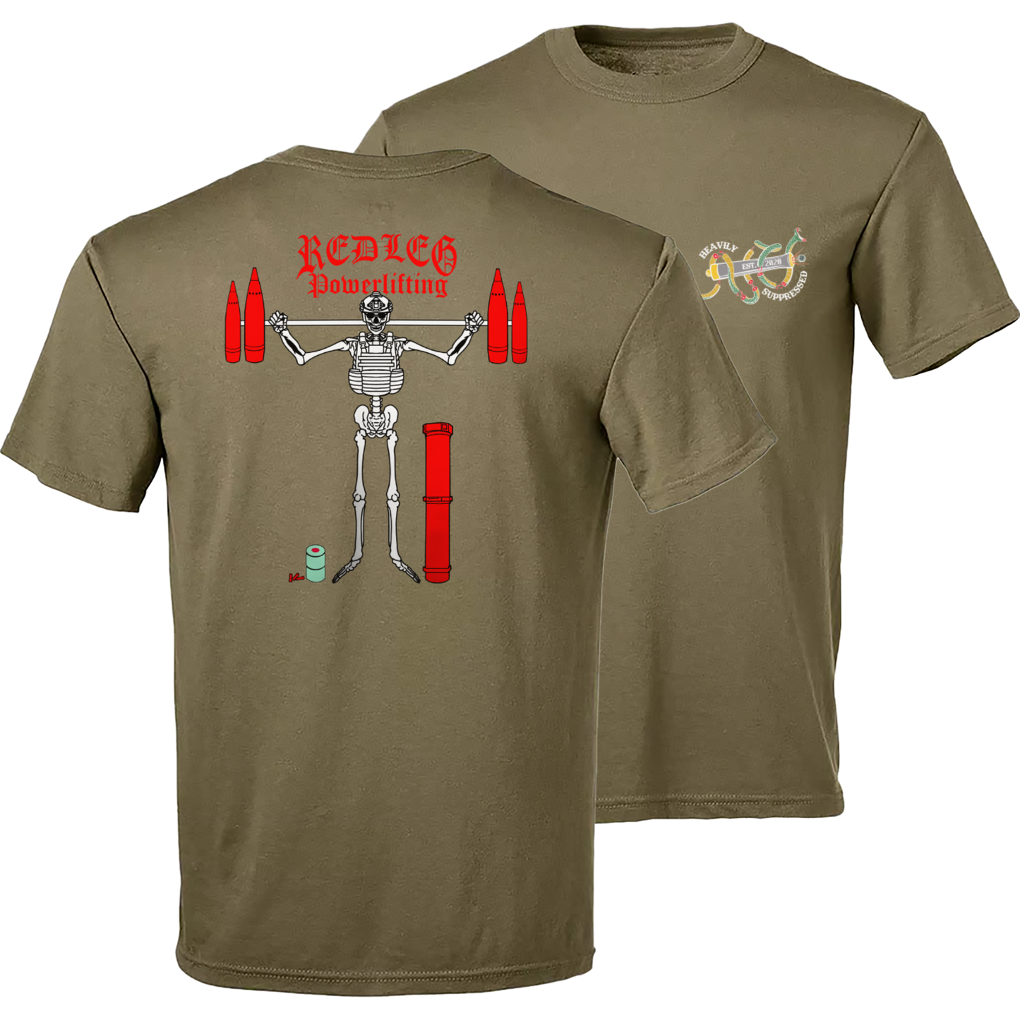 Redleg Powerlifting Tee