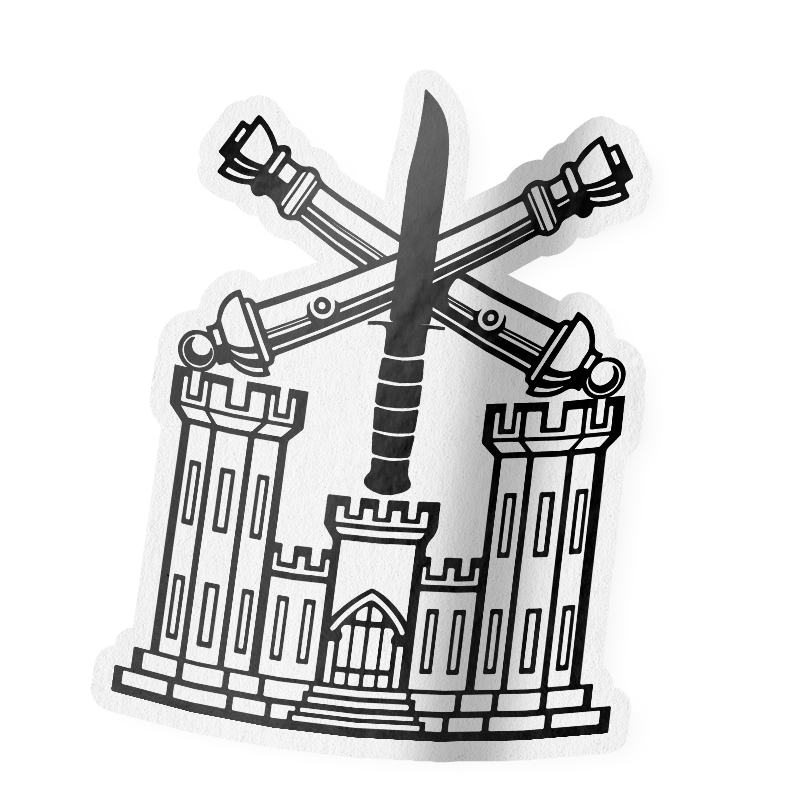 Combined Arms Castle Sticker