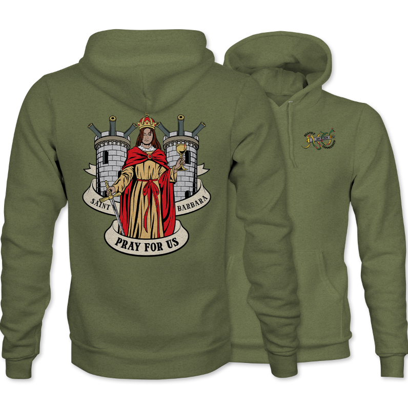 Saint Barbara Death Card Hoodie