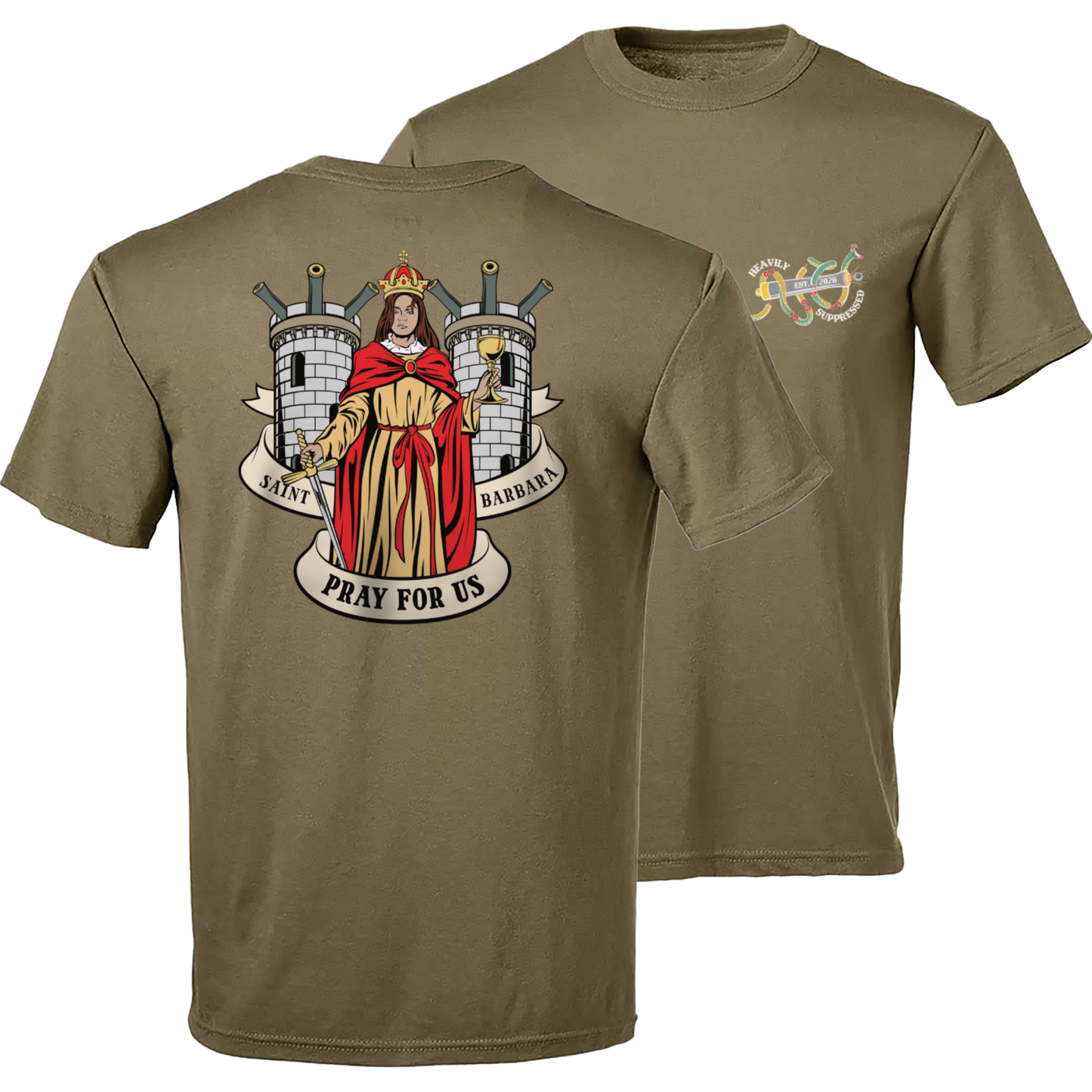Saint Barbara Death Card Tee