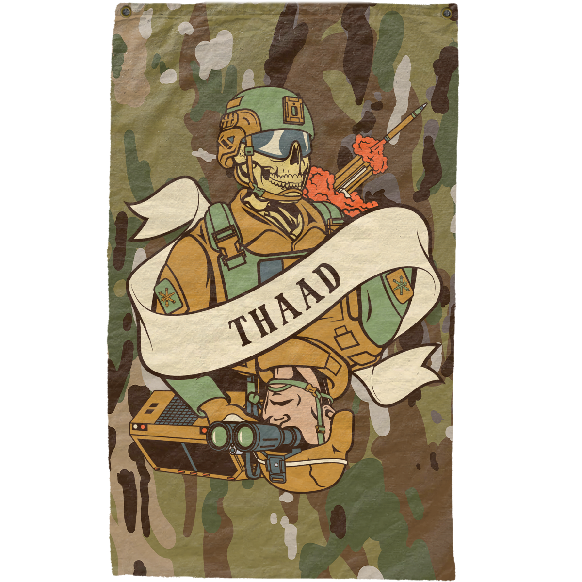 THAAD Death Card Flag