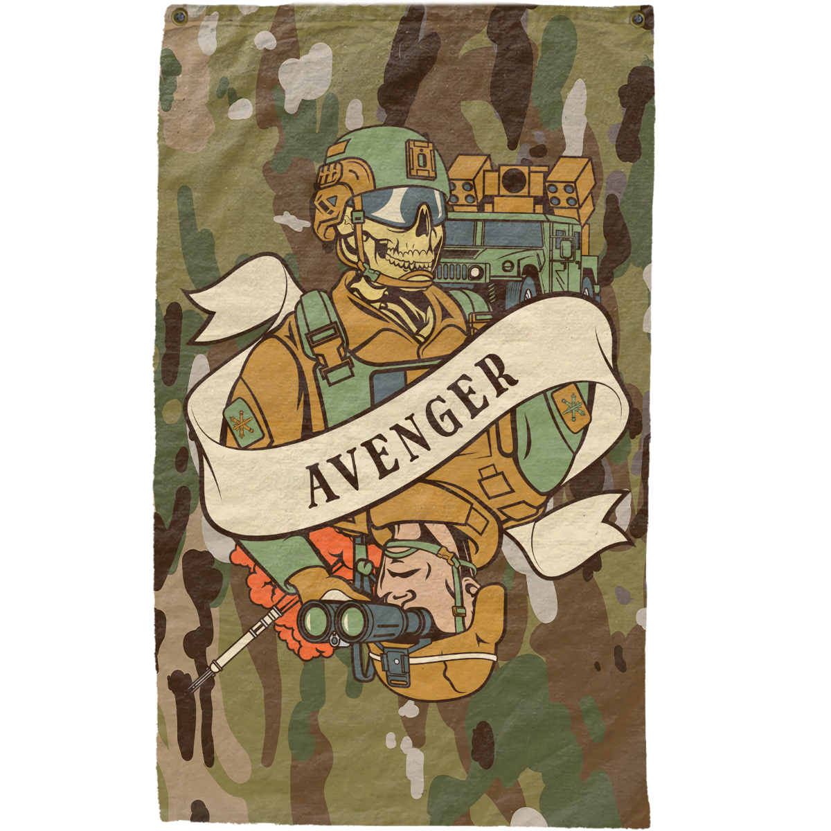 Avenger Death Card Flag