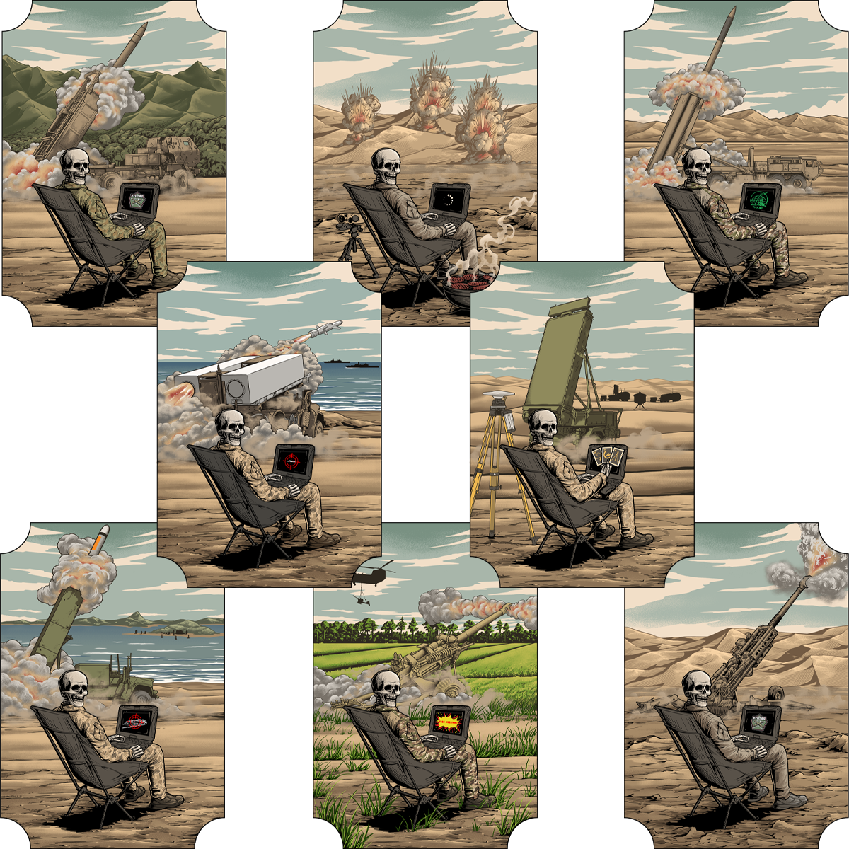 Lawn Chair Sticker Pack