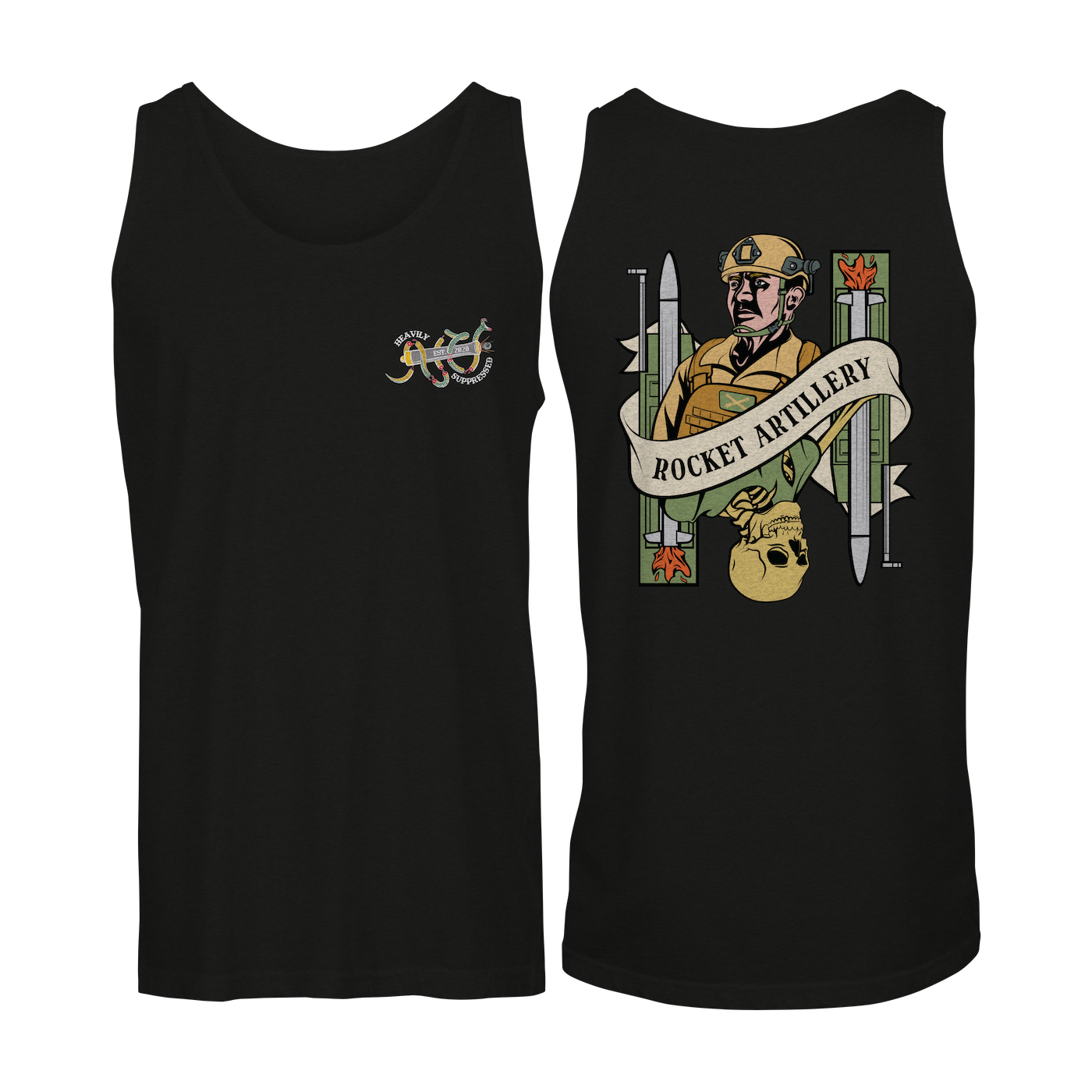 Rockets Death Card - Tank Top