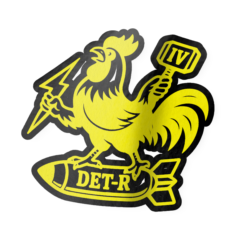 ANGLICO DET-R Rooster Sticker