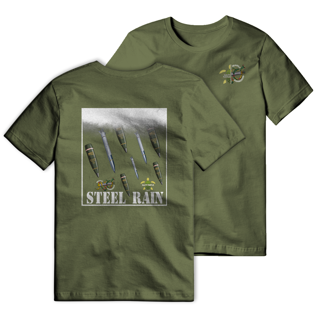 Salty Turtle "Steel Rain" Beer Tee