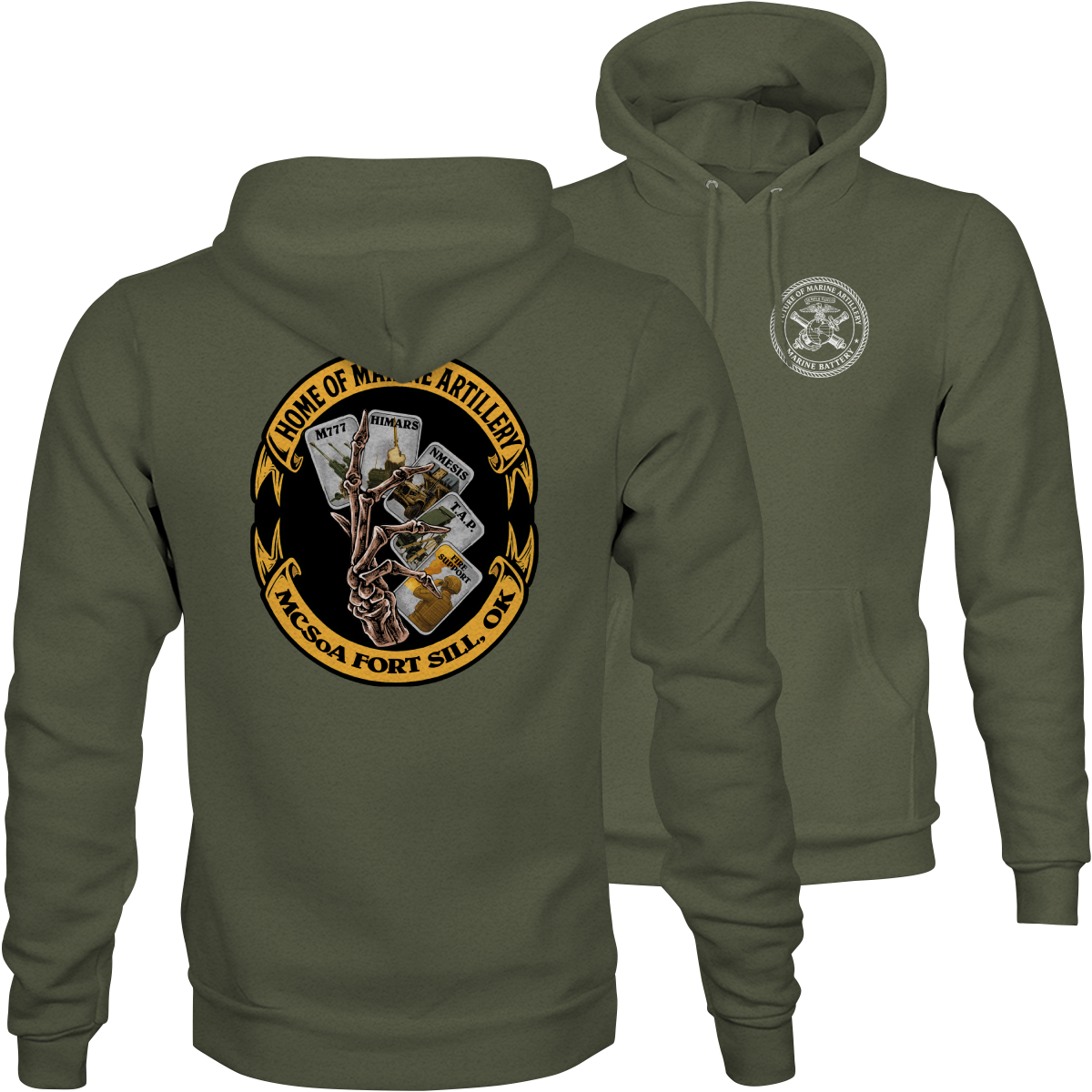 School of Artillery Hoodie - custom unit artillery hoodie