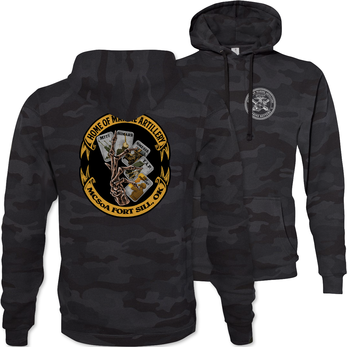 School of Artillery Camouflage Hoodie