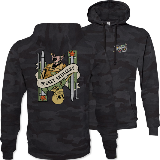 Rockets Death Card Camouflage Hoodie