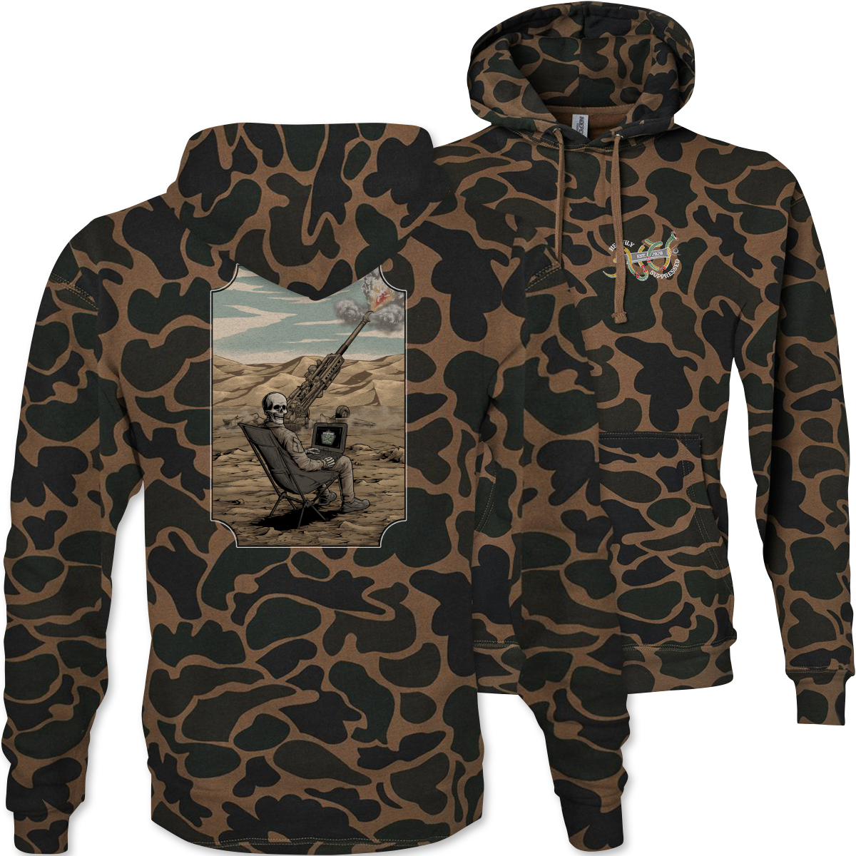 AFATDS Death Camouflage Hoodie