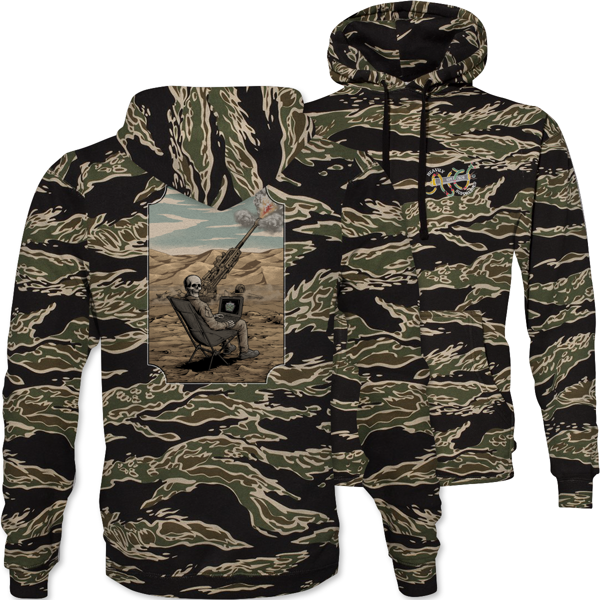 AFATDS Death Camouflage Hoodie