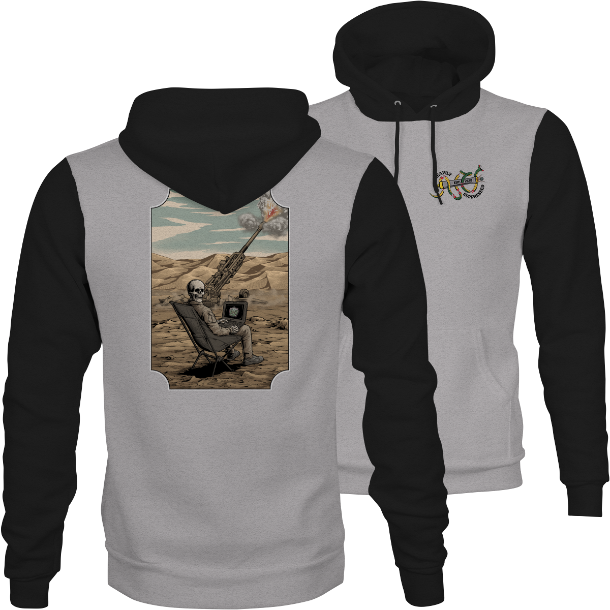 AFATDS Death Camouflage Hoodie