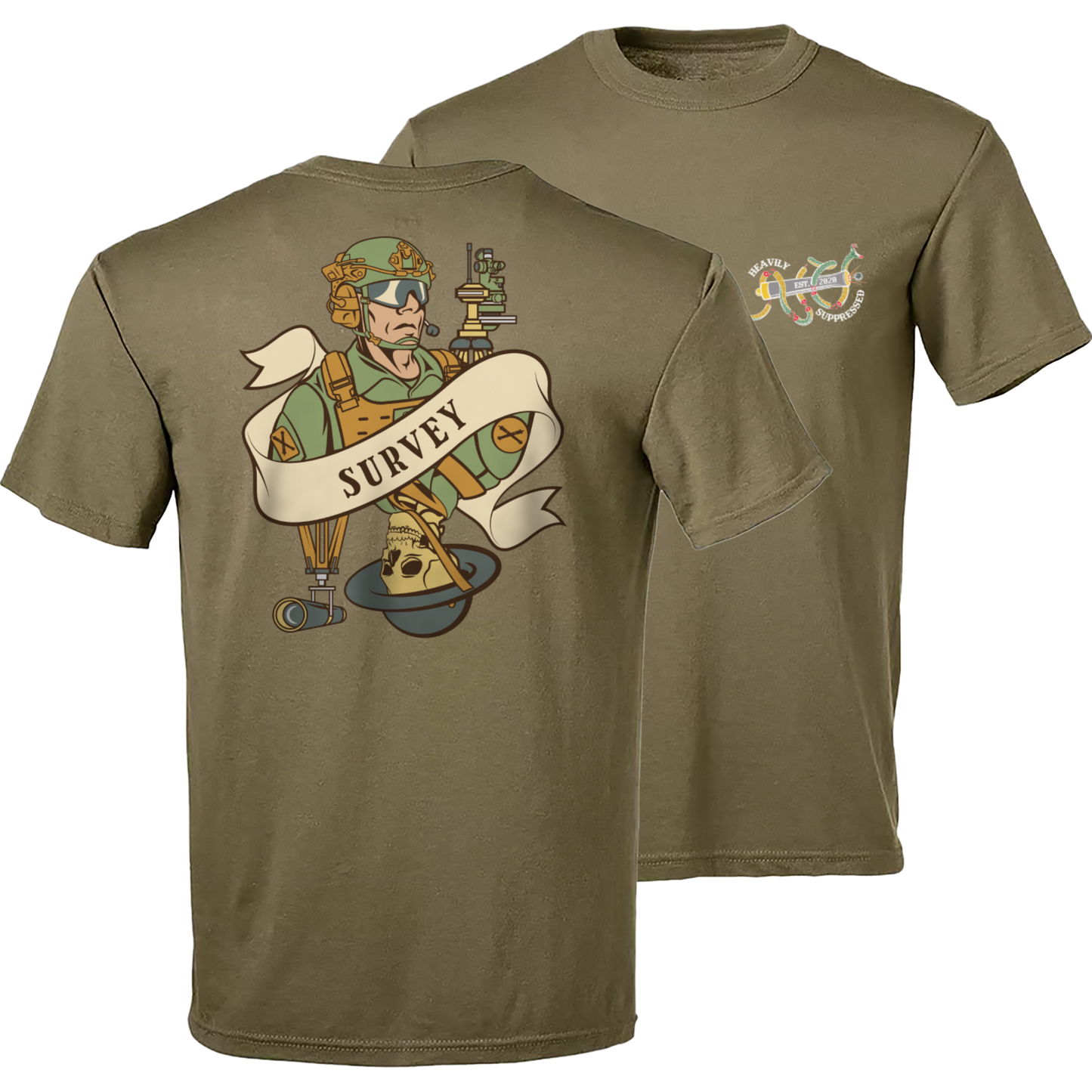 Survey Death Card Tee