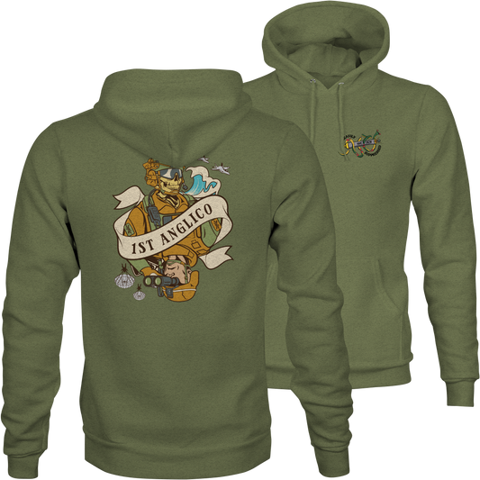 1st ANGLICO Death Card Hoodie