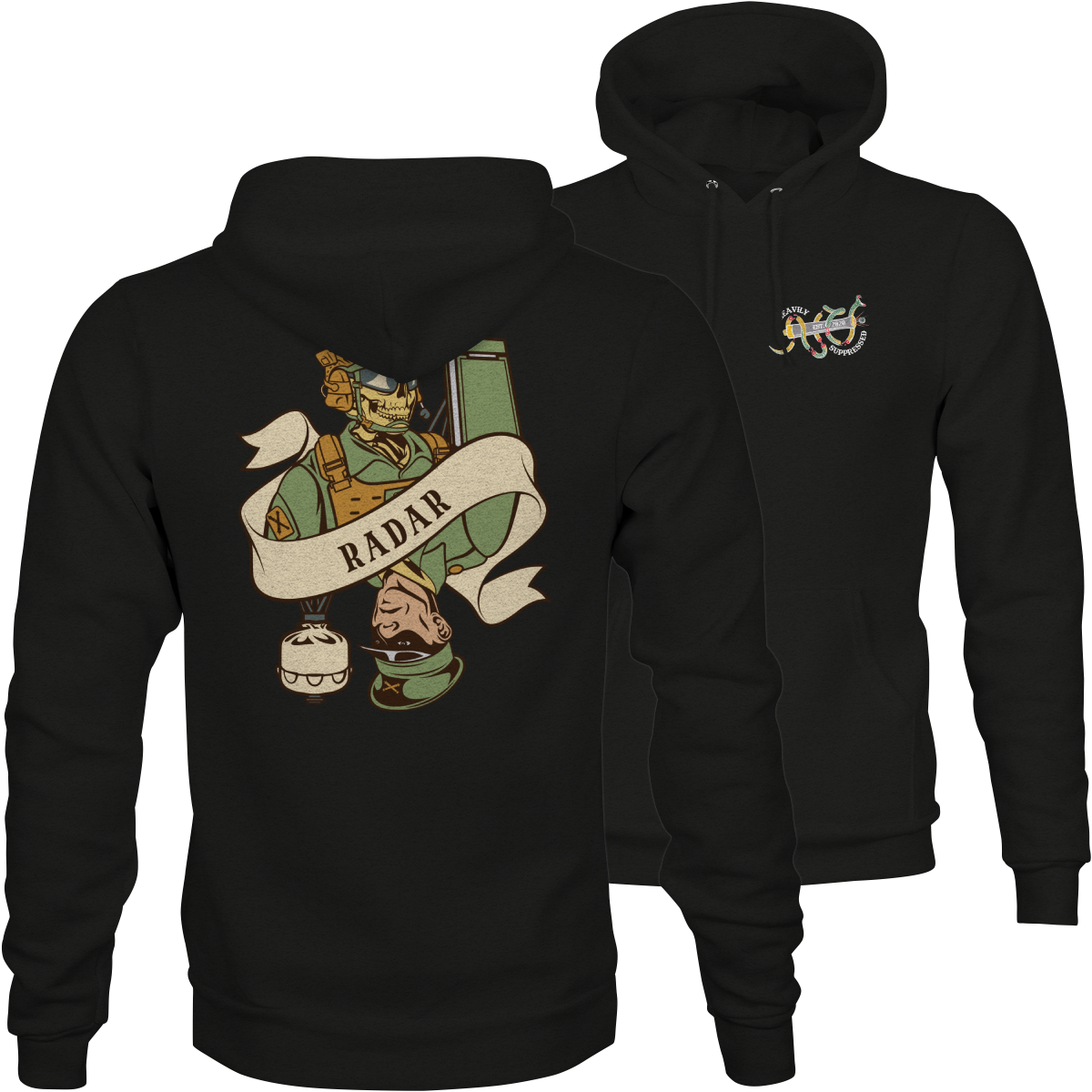Radar Death Card Hoodie