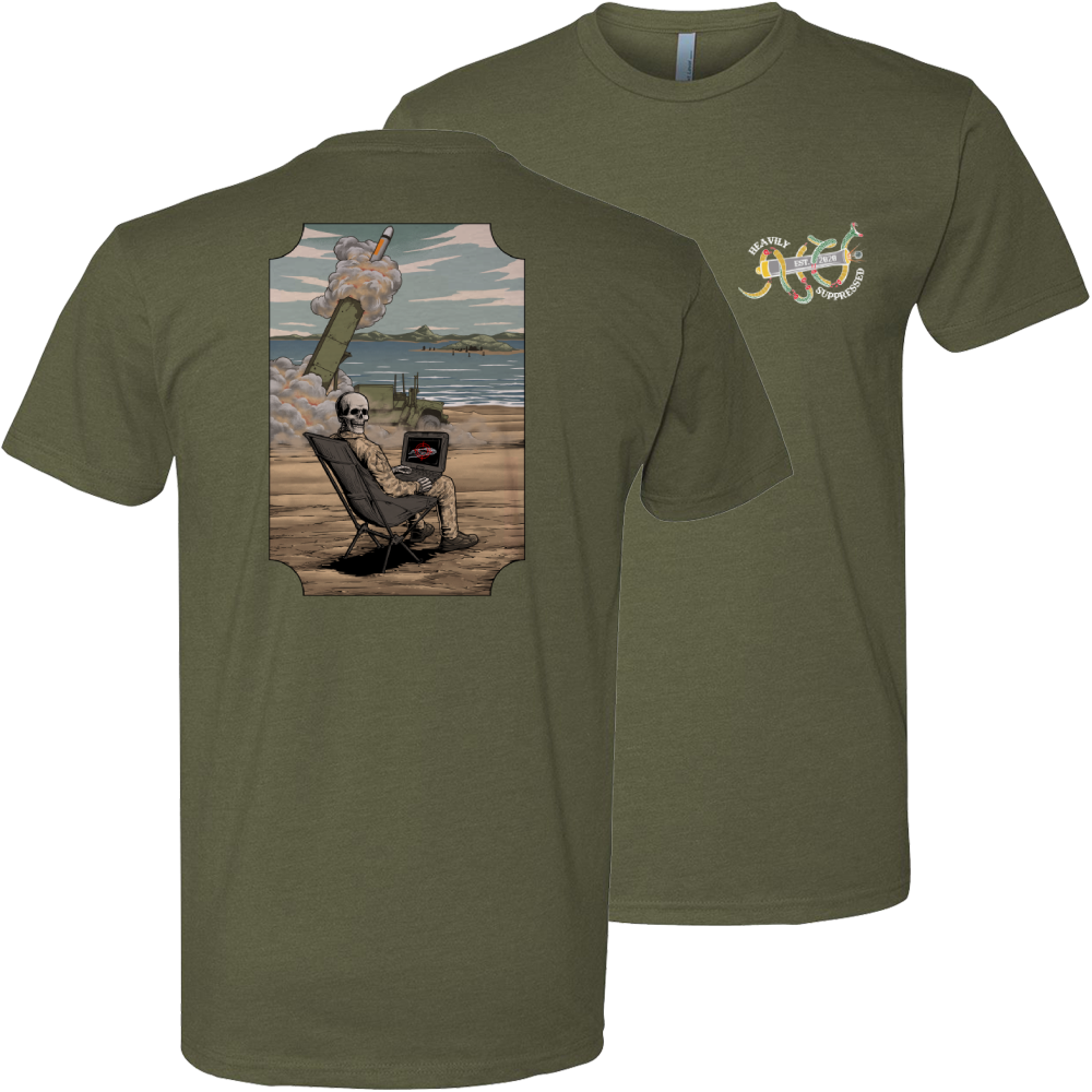 LMSL Artificial Island Hopping Tee - rocket artillery t-shirt