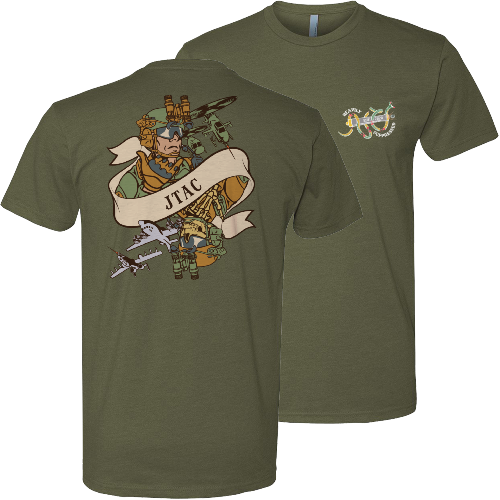 JTAC Death Card Tee - air controller artillery t-shirt