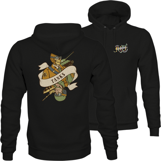 Tanks Death Card Hoodie