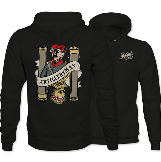 Artilleryman Death Card Hoodie