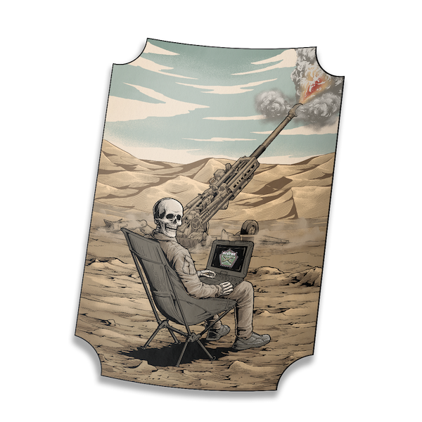 Deact Sticker AFATDS Death Sticker – Heavily Suppressed