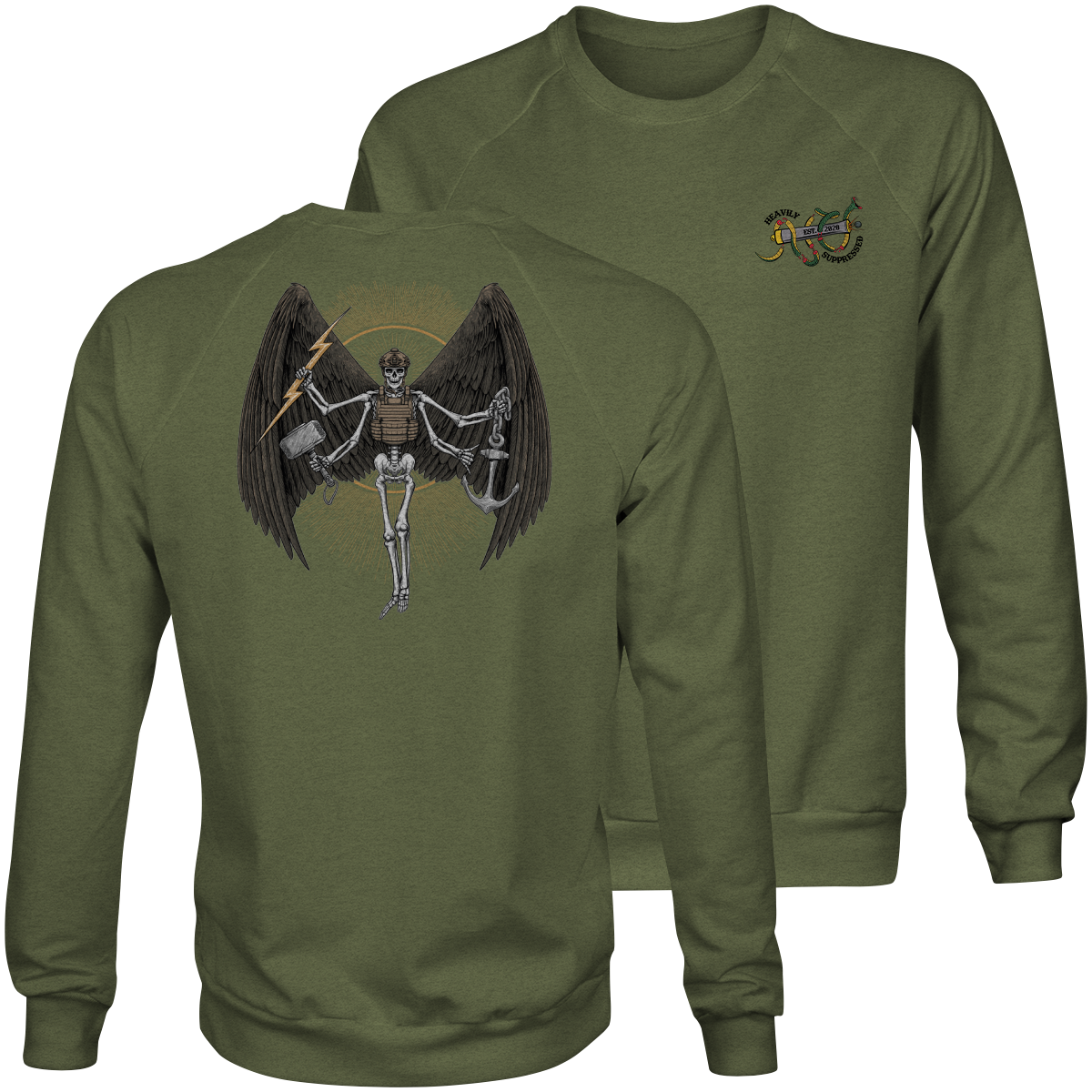Angel of Death Sweatshirt - fire support artillery sweatshirt