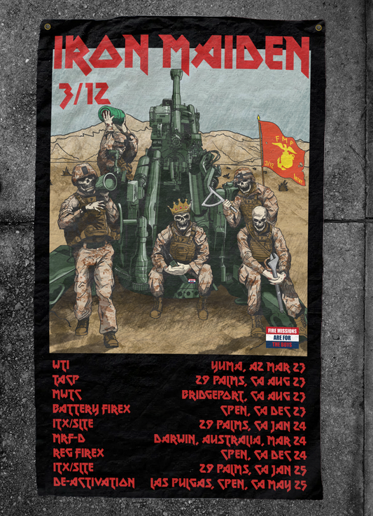 Iron Maiden 3/12 "Farewell Tour" Flag
