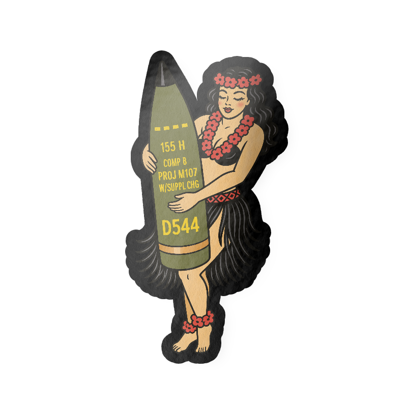 Aloha Artillery Sticker