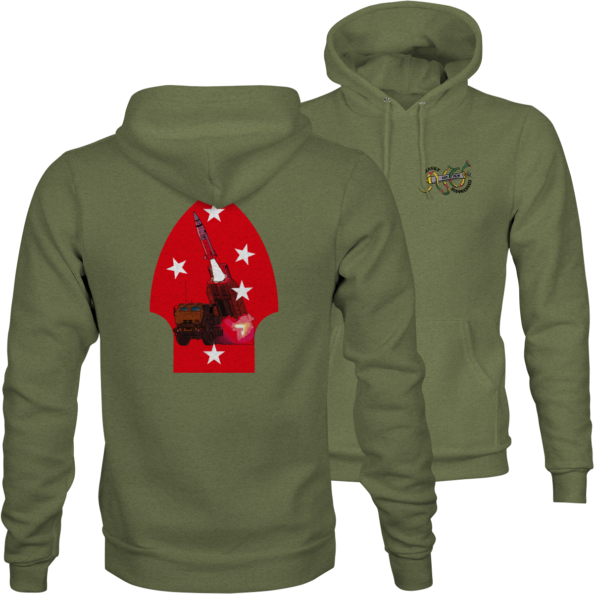 Second To None HIMARS Hoodie - rocket artillery hoodie