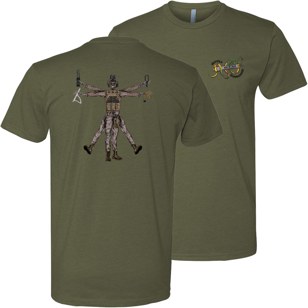 Vitruvian Artilleryman Tee